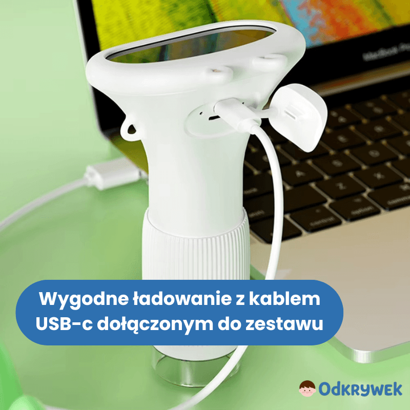 Odkrywek - Mikroskop dla dzieci, zabawka edukacyjna, powiększenie 1000x