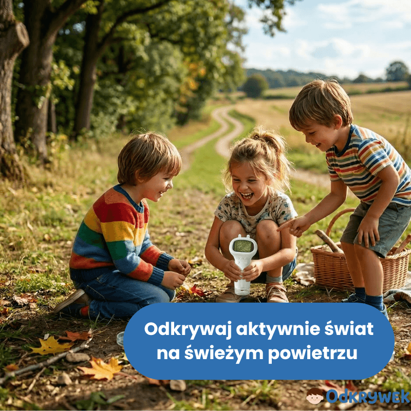Odkrywek - Mikroskop dla dzieci, zabawka edukacyjna, powiększenie 1000x