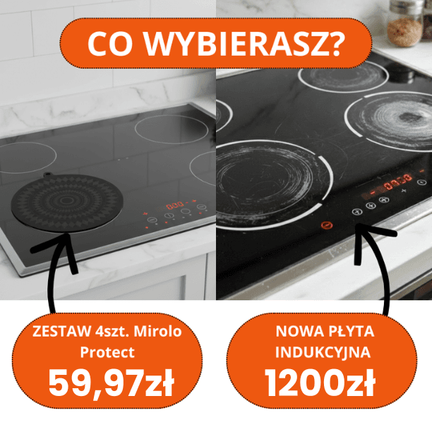 ZESTAW 4x Mata ochronna do płyty indukcyjnej - MiroloProtect